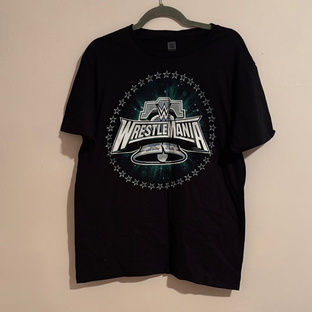 WWE Black WrestleMania Graphic Tee